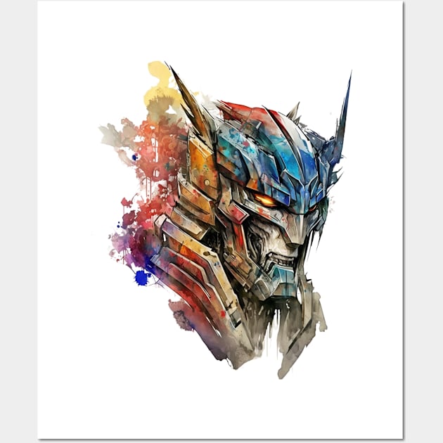 Transformers Watercolor - Original Artwork Wall Art by Labidabop